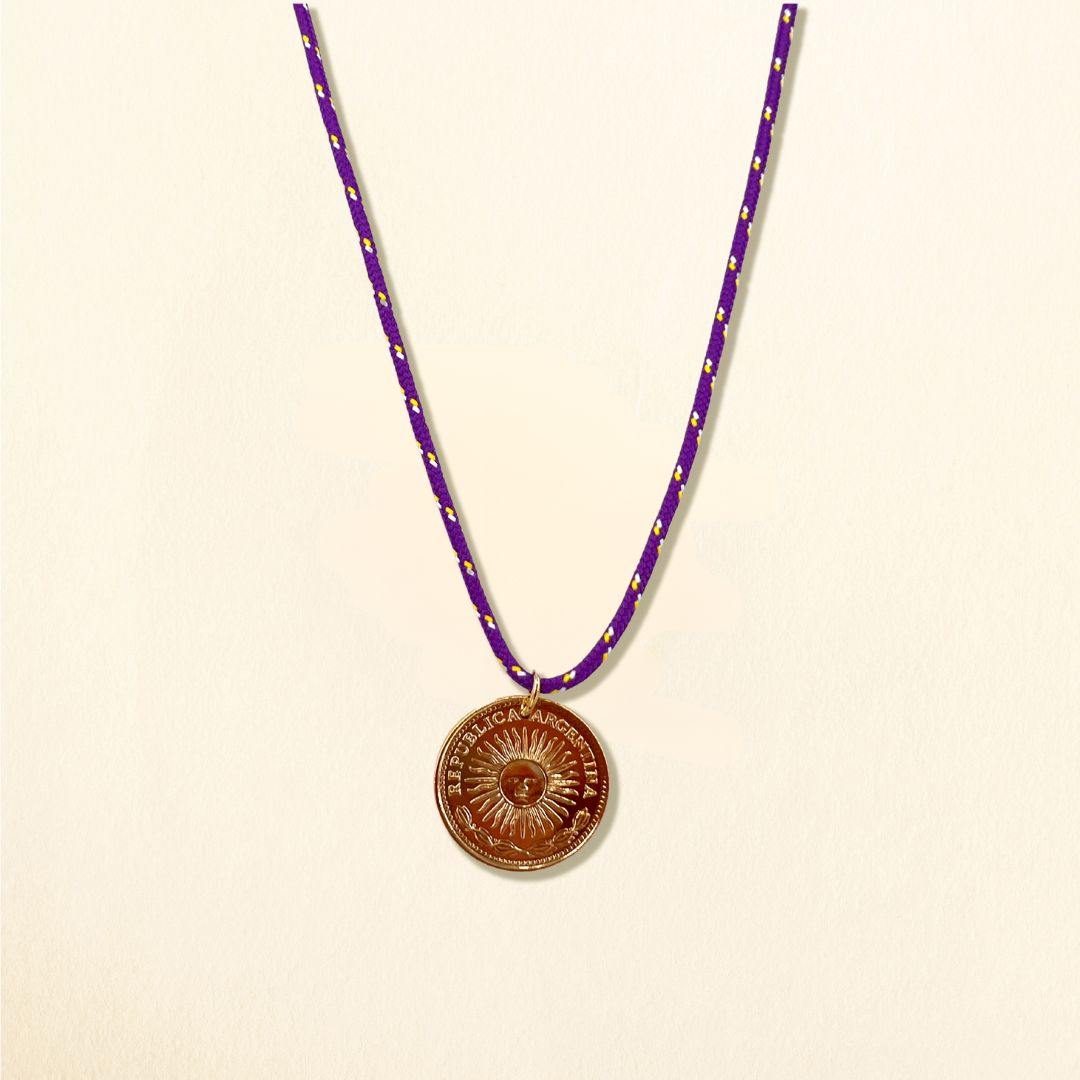 Collier 'Peso Argentin' ULTRA VIOLET