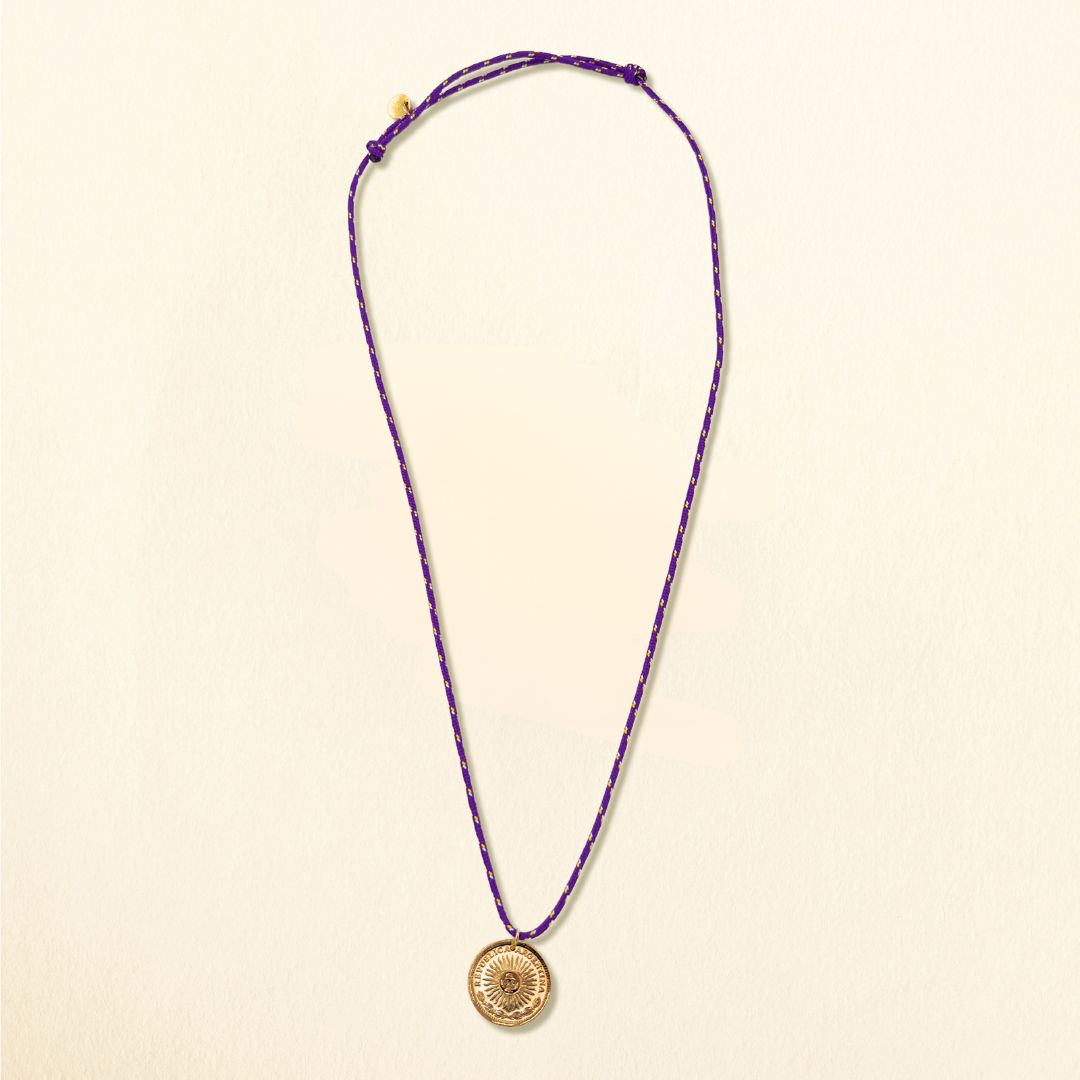 Collier 'Peso Argentin' ULTRA VIOLET