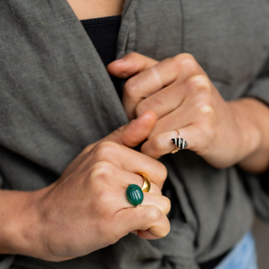 TANDEM DE L'ÉTÉ #02 | Bague Coquillage + Anneau