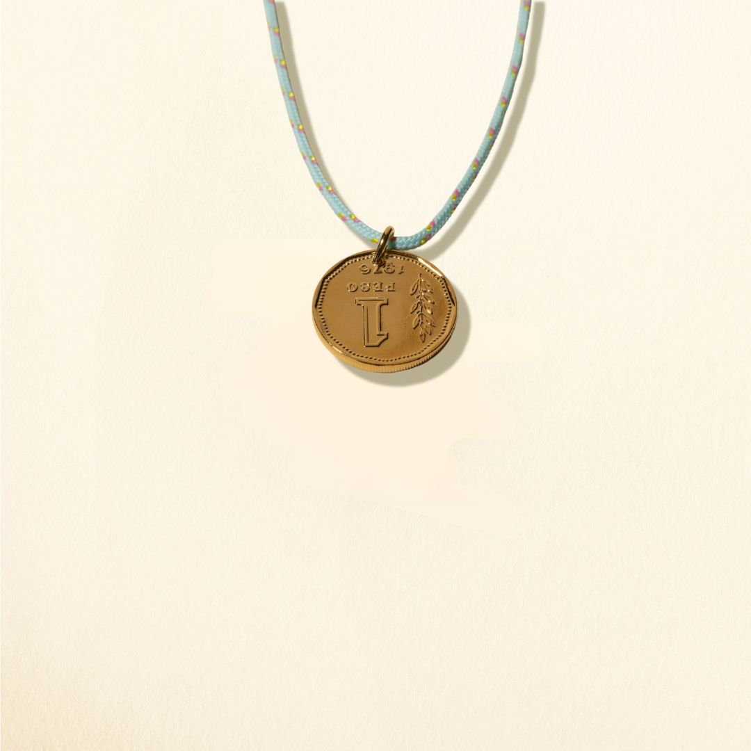 SKY BLUE 'Argentine Peso' Necklace - Exclusive for Modetrotter