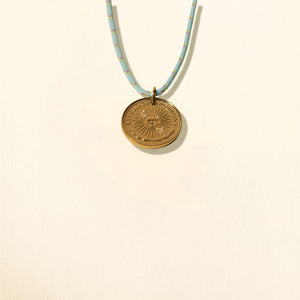 SKY BLUE 'Argentine Peso' Necklace - Exclusive for Modetrotter