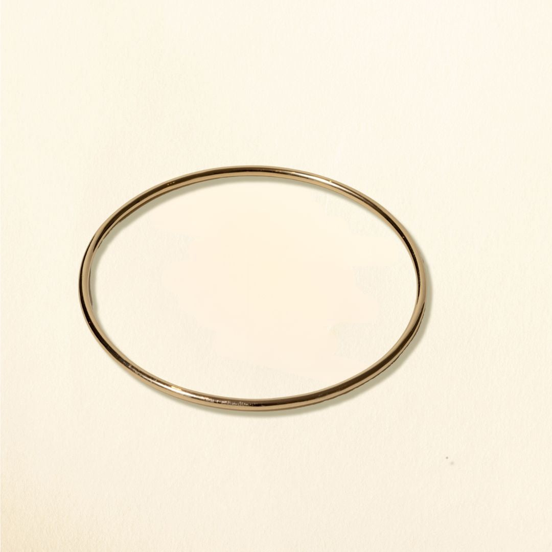 Vermeil round wire bracelet