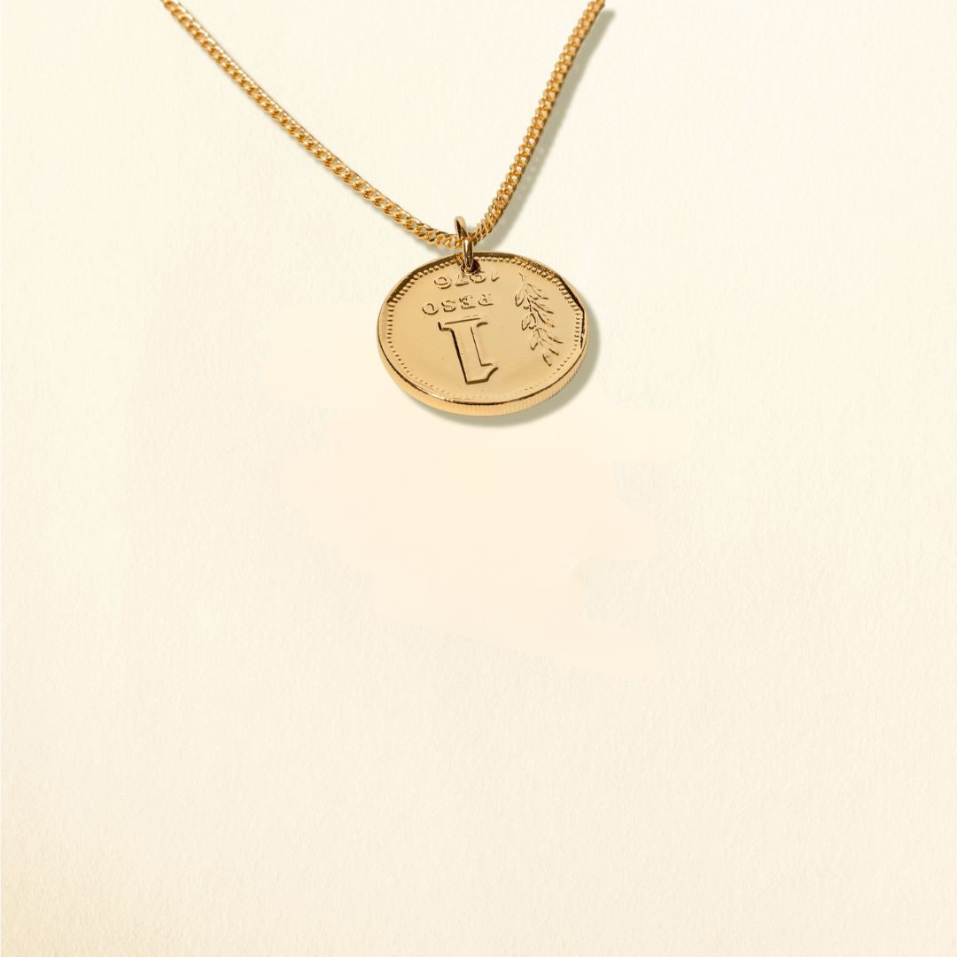 'Argentine Peso' Necklace and CHAIN