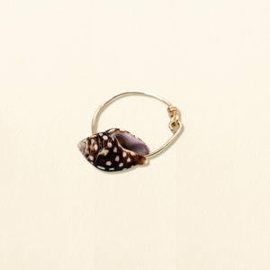 Muschelring - Leopard