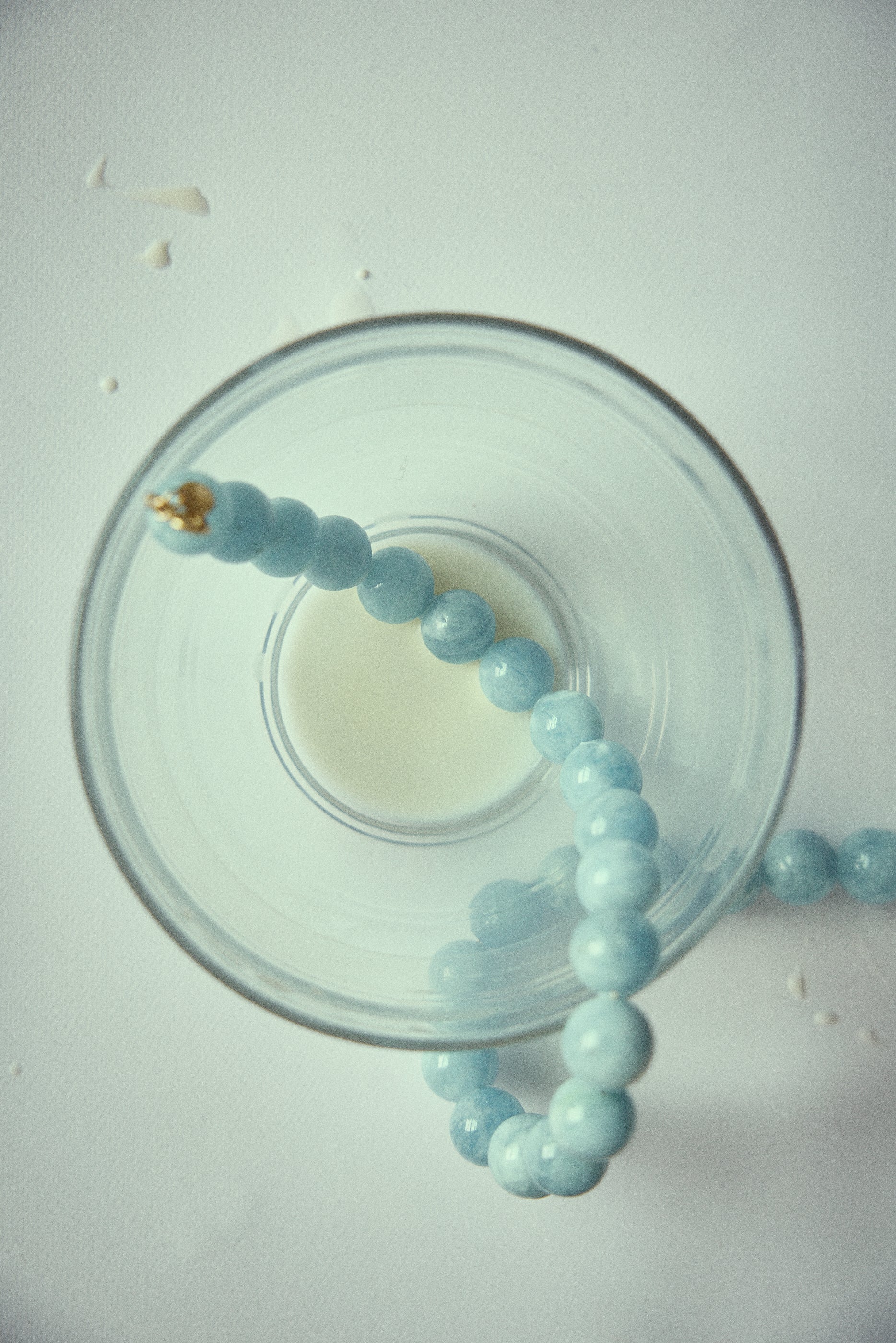 NEW | Sphères d'or | Bleu Craie