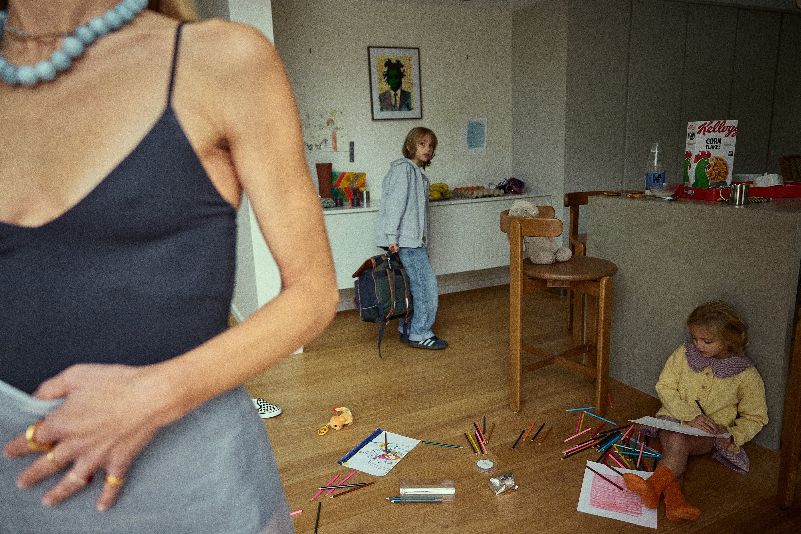 NEW | Sphères d'or | Bleu Craie