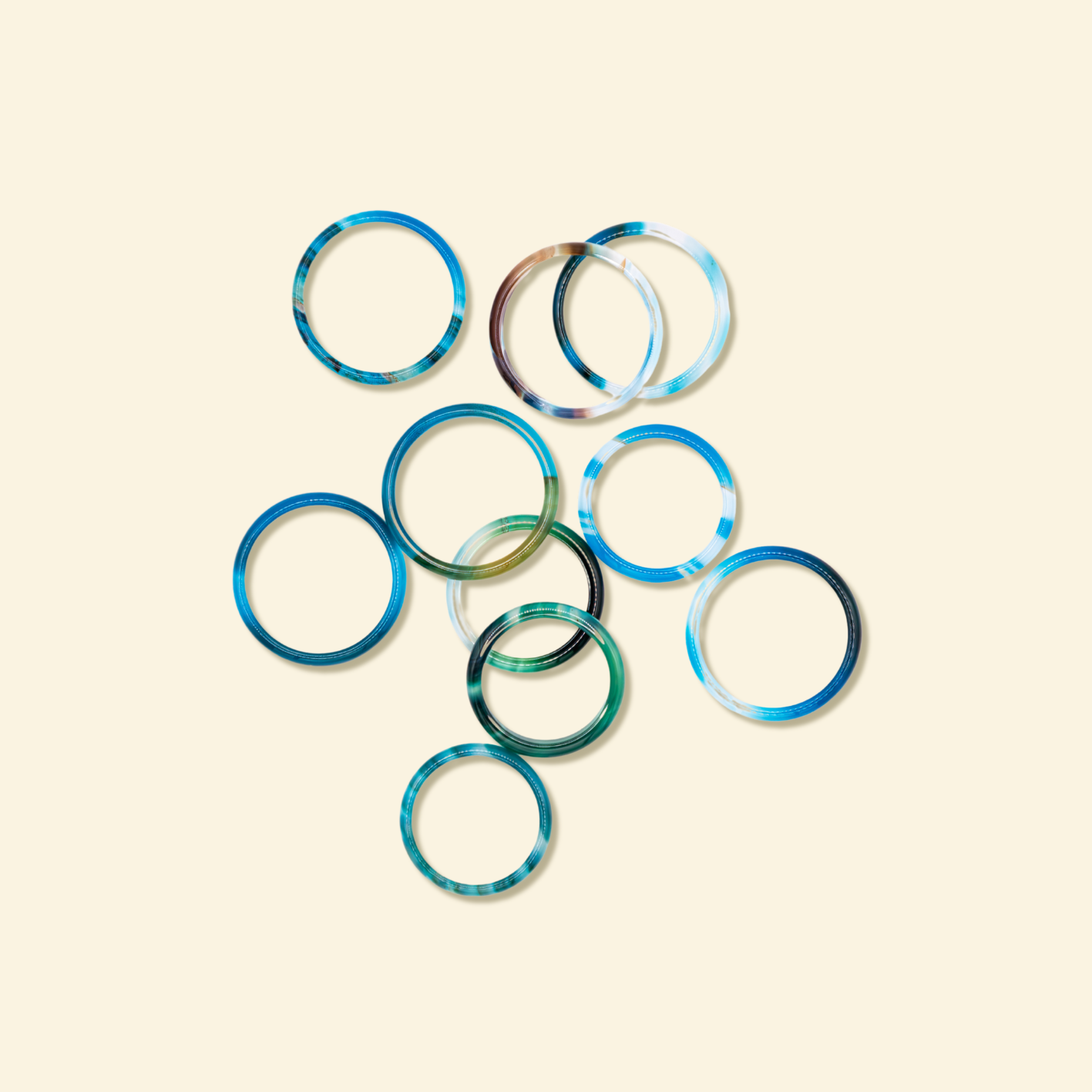 Anneau | Bleu Vert