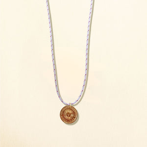 Necklace 'Argentine Peso' LILAC