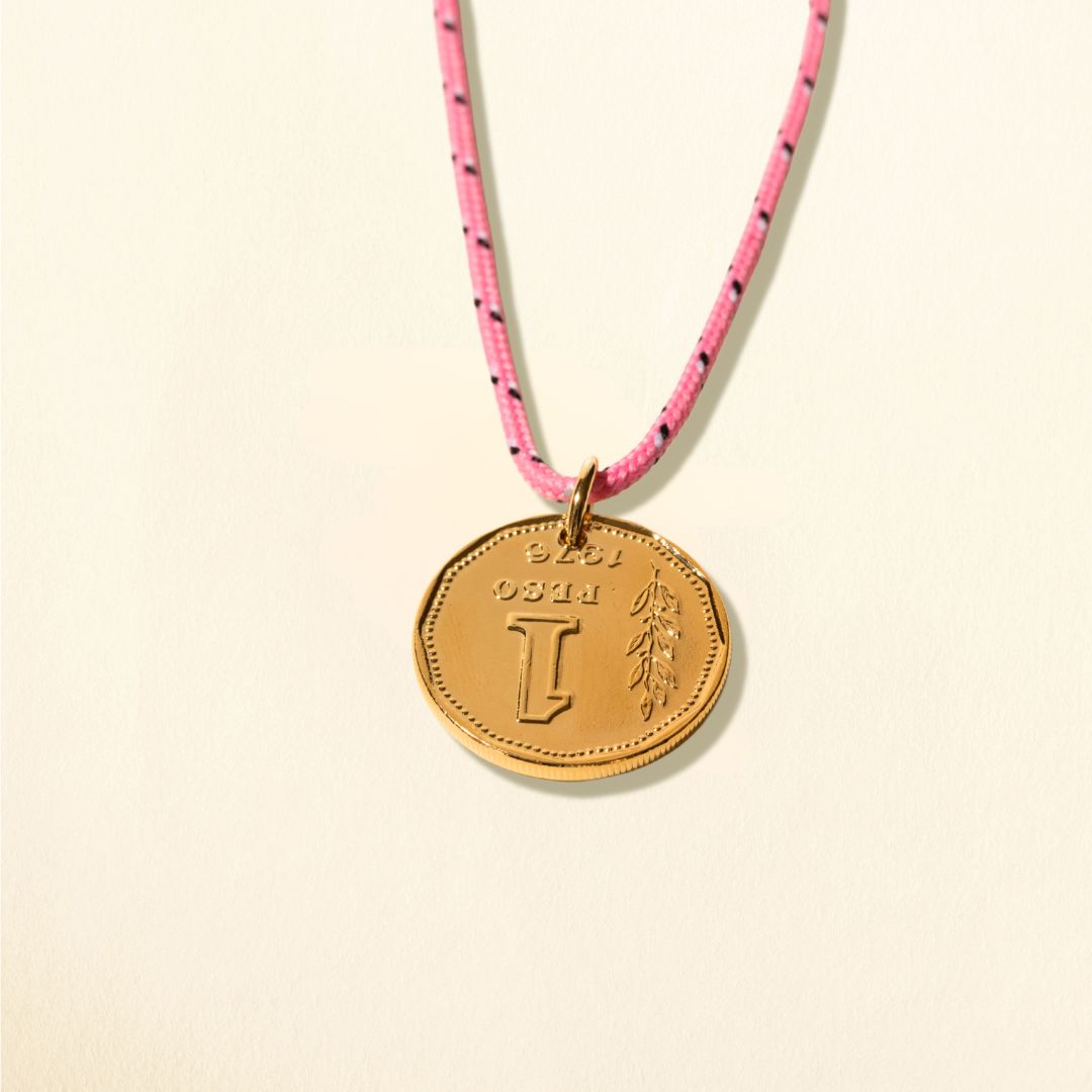'Argentine Peso' PINK BUBBLE GUM Necklace - Exclusive for Little &amp; Tall