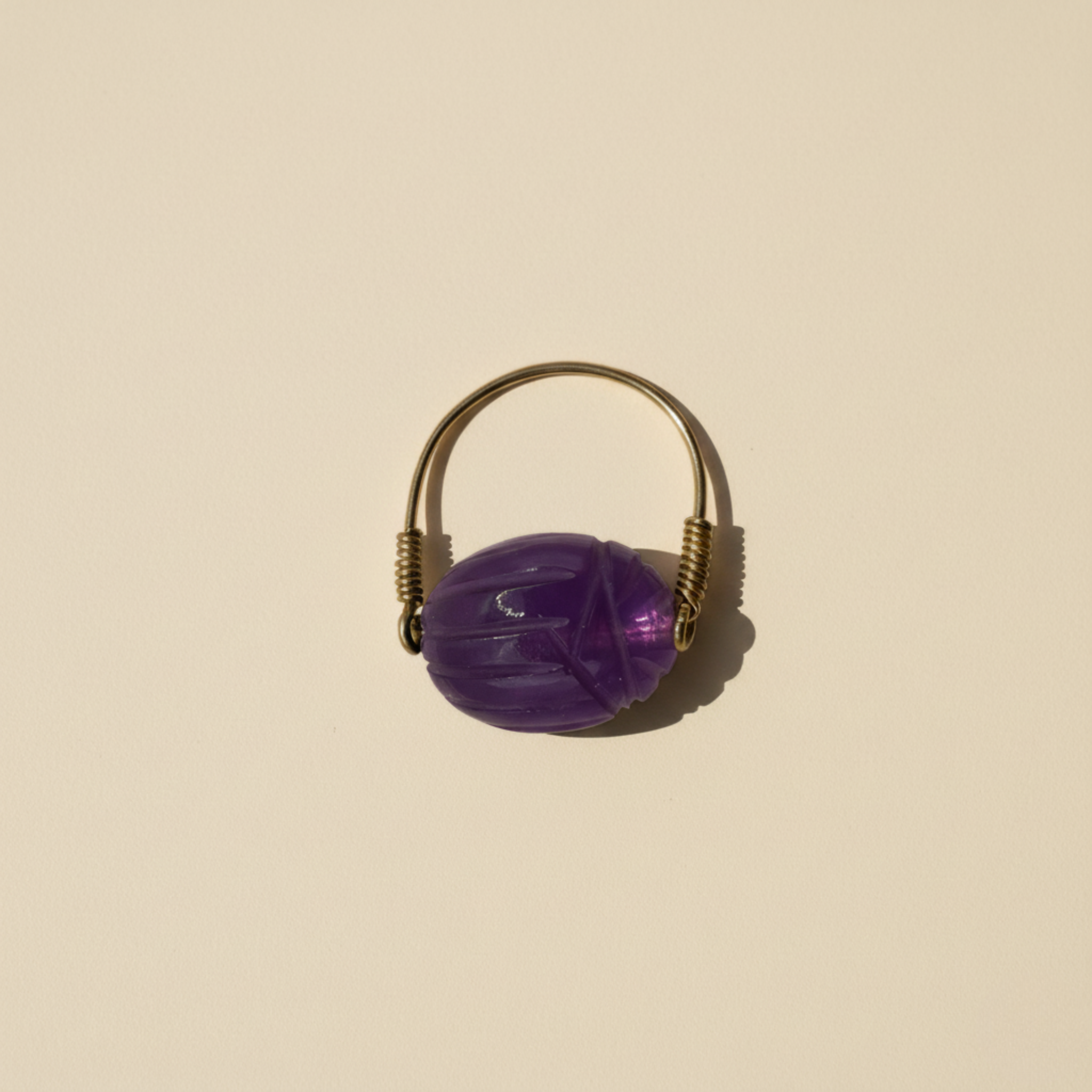 NEW | Bague Scarabée | Purple Rain