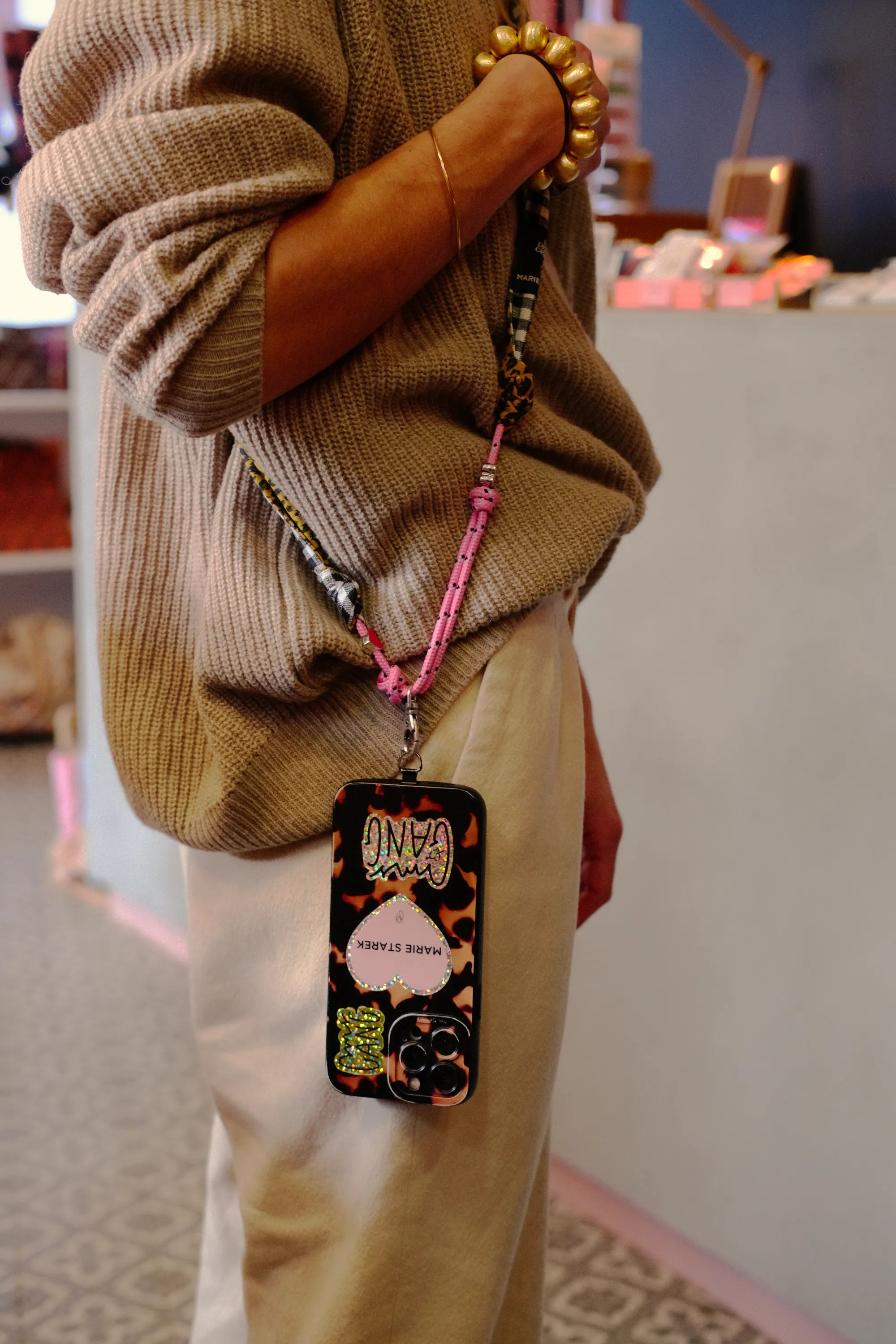 NEW | Attache-portable léopard | Marie Starek x Ma Prune Céleste x Mouflette