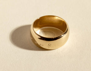 Customizable half bangle ring