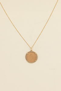 Pendentif en or 18 carats et monnaie Française Marianne et chaîne - N°20 collection 02 - Marie Starek 